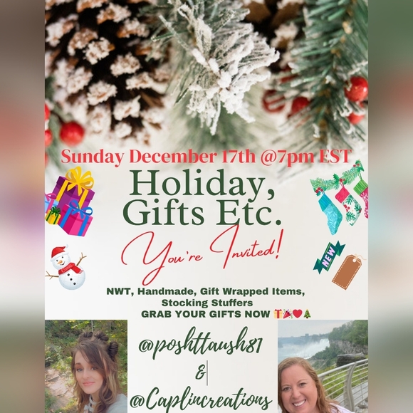 🎁❄️Holiday Gifts Etc. Share Show Today, Sunday, Dec 17t, 7 PM EST Cohosted ❄️🎁 - Picture 1 of 1